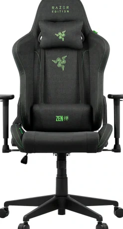 RAZER Gaming-Stuhl »Tarok Essentials X Cloth by Zen, atmungsaktiver Stoffbezug« () Lendenkissen und Kopfkissen, bis 130kg