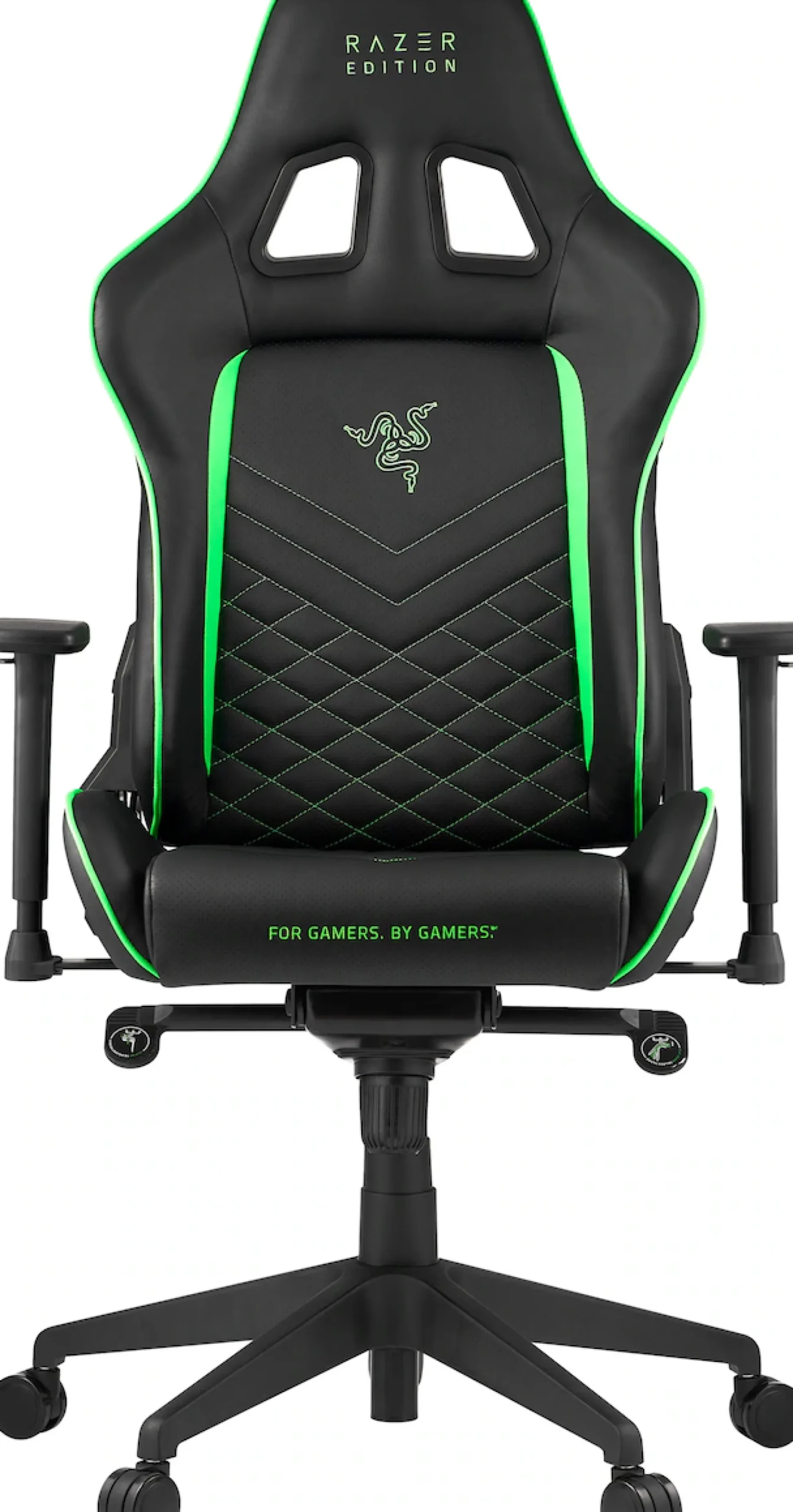 RAZER Gaming-Stuhl »Tarok Pro by Zen, PU Kunstleder« () 3D-Armlehnen, Lendenkissen und Kopfkissen, bis 130kg