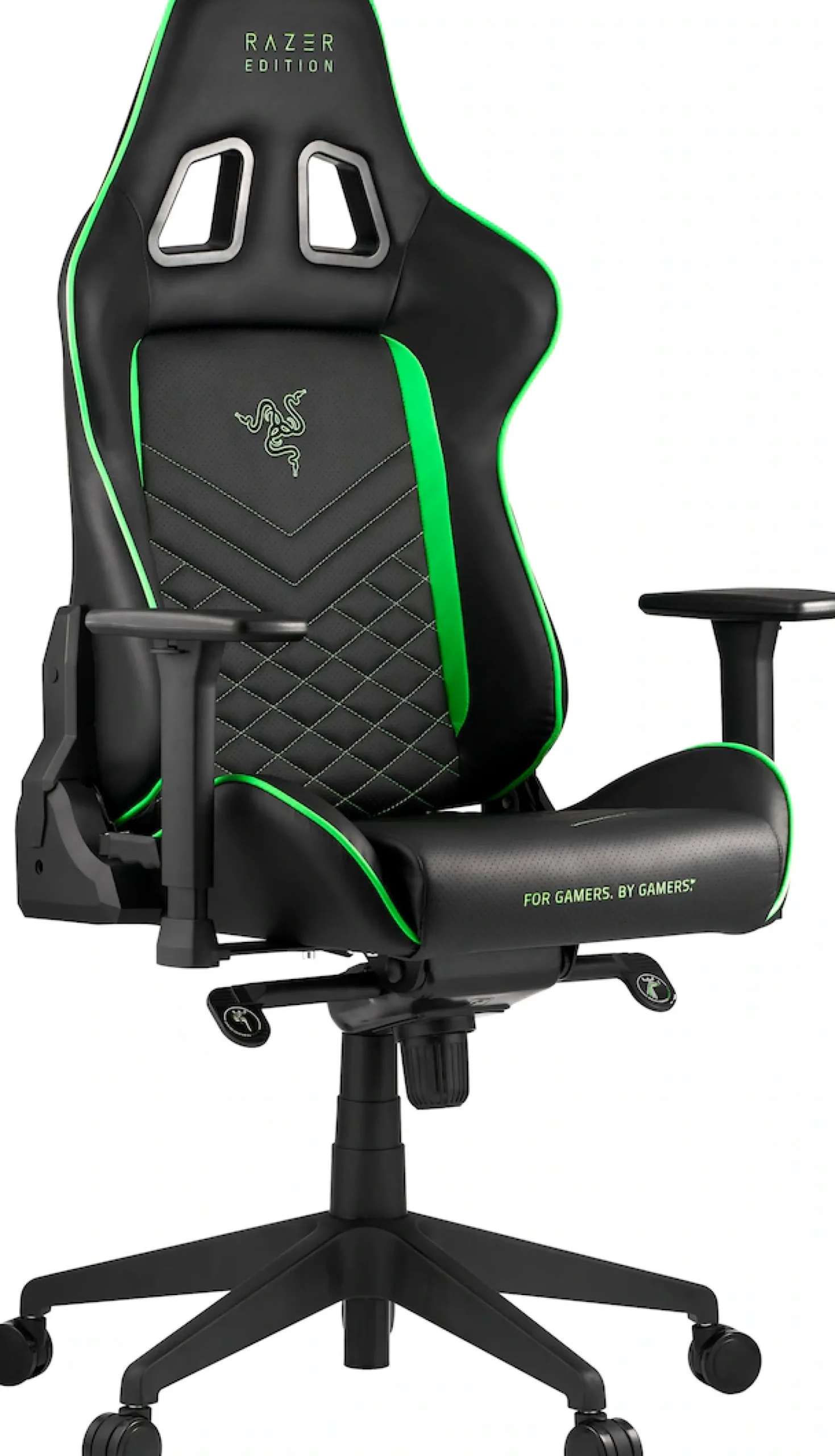 RAZER Gaming-Stuhl »Tarok Pro by Zen, PU Kunstleder« () 3D-Armlehnen, Lendenkissen und Kopfkissen, bis 130kg