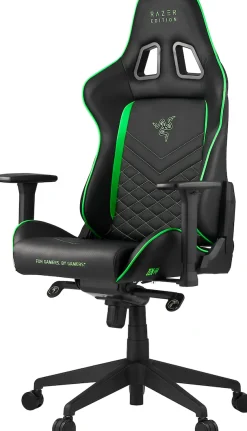 RAZER Gaming-Stuhl »Tarok Pro by Zen, PU Kunstleder« () 3D-Armlehnen, Lendenkissen und Kopfkissen, bis 130kg