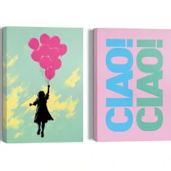 Reinders! Leinwandbild »Ciao Ciao« Teenager Zimmer - Luftballons - Leinwand - Sprüche - 20x30 cm