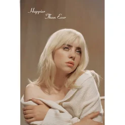 Reinders! Poster »Billie Eilish« Teenager Zimmer - Beige - 150 gr. Papier - Musik - 61x91,5 cm