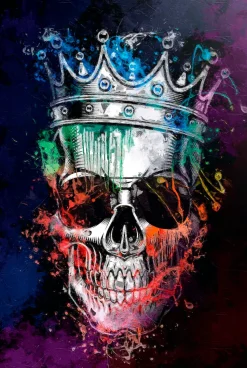 Reinders! Poster »Graffity Totenkopf«