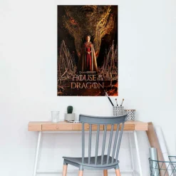 Reinders! Poster »House of the Dragon - dragon throne«