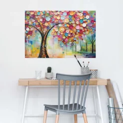 Reinders! Poster »Life Tree« Hobbyraum - Mehrfarbig - 150 gr.Papier - 91,5x61 cm