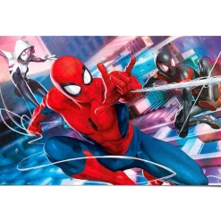 Reinders! Poster »Marvel Spiderman - Peter, Miles & Gwen« Kinderzimmer - Blau - 150 gr.Papier - 91,5x61 cm