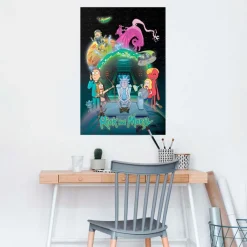Reinders! Poster »Rick and Morty - toilet adventure«