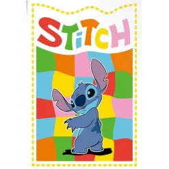 Reinders! Poster »Stitch - chequered Stitch« Kinderzimmer - Blau - 150 gr.Papier - Cartoons und Charaktere