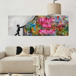 Reinders! Poster »Surprise Wall« Kinderzimmer - Graffiti - Träume - Kind - Mehrfarbig - 170 gr.Papier