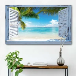 Reinders! Wandbild »Strandfenster«
