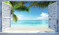 Reinders! Wandbild »Strandfenster«