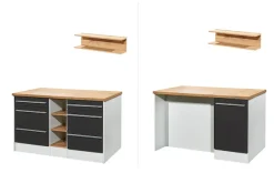 RESPEKTA Küchenzeile »Gabriel« Breite 290/150 cm mit Soft-Close in exklusiver Konfiguration für OTTO