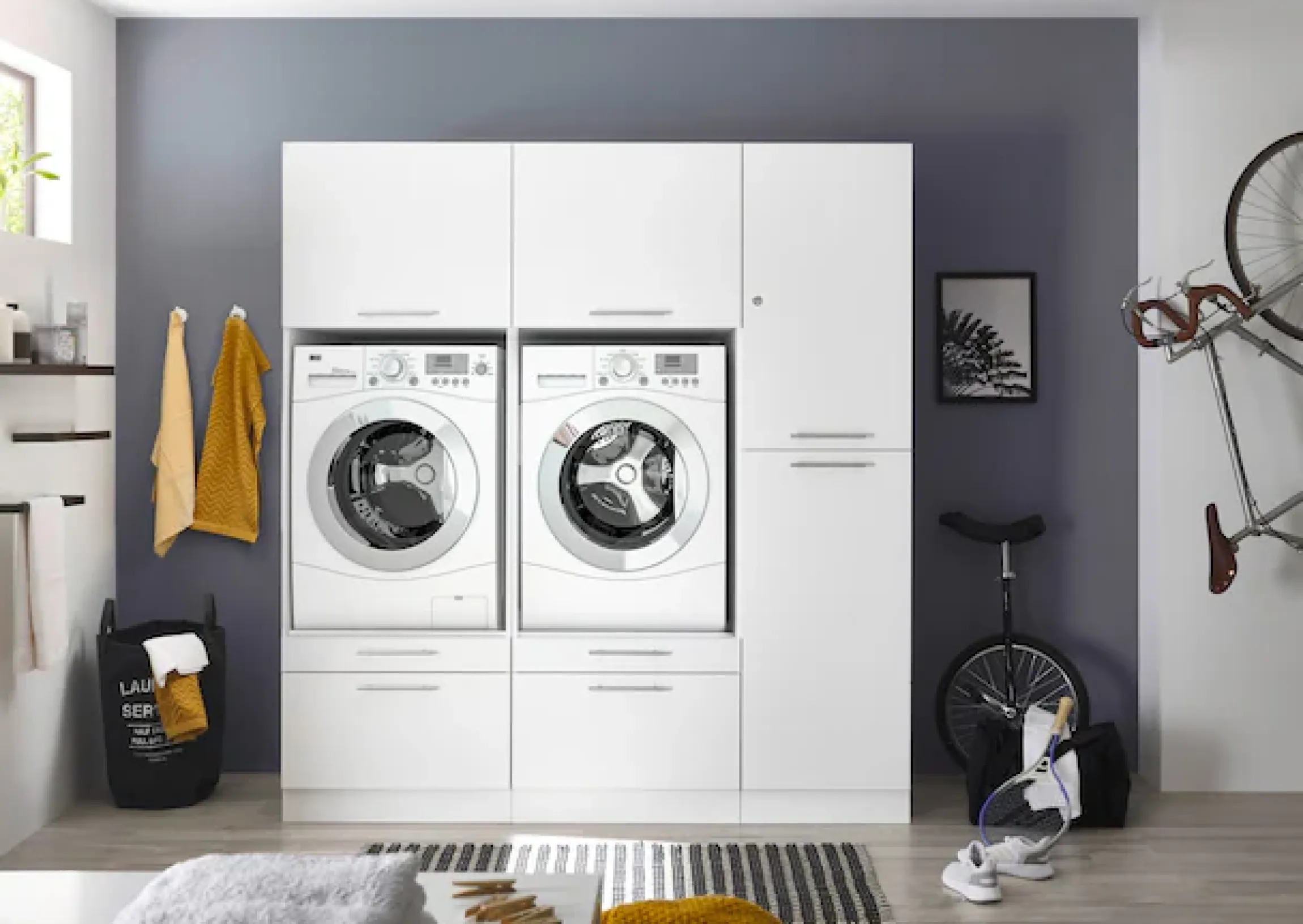 RESPEKTA Mehrzweckschrank-Set »Clara-Set 13« Schrankelemente einzeln erhältlich, 3 Stk. tlg.