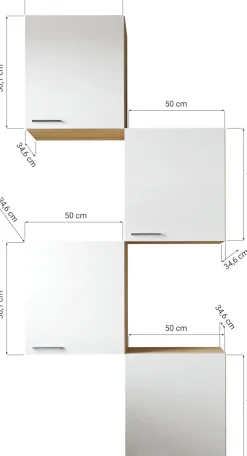 RESPEKTA Mehrzweckschrank-Set »Merle«