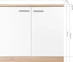 RESPEKTA Spülenschrank »Merle« Breite 100 cm, Soft-Close, Griffe aus Metall, 85 cm Arbeitshöhe