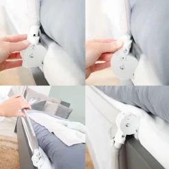 roba® Bettschutzgitter »Klipp-Klapp, 150 cm, grau«