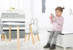 roba® Kinderregal »miffy®, grau« inklusive 5 Stoffboxen in 2 Größen