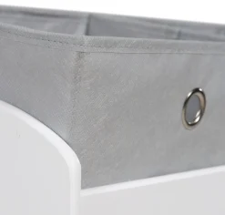 roba® Kinderregal »miffy®, grau« inklusive 5 Stoffboxen in 2 Größen