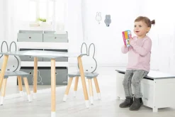 roba® Kinderregal »miffy®, grau« inklusive 5 Stoffboxen in 2 Größen