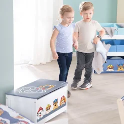 roba® Kinderregal »PAW Patrol, weiß« inklusive 5 Stoffboxen in 2 Größen