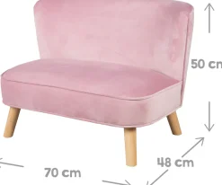 roba® Kindersitzgruppe »Lil Sofa« Set, 3 Stk. tlg. bestehend aus Kindersofa, Kindersessel und Dekokissen in Wolkenform