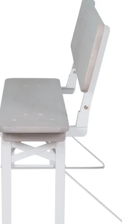 roba® Kindersitzgruppe »Outdoor Party-Garnitur für Kinder, grau lasiert, aus Holz« 3 Stk. tlg. mit Lehne