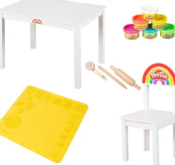 roba® Kindersitzgruppe »Play-Doh« Set,inkl. 3D Kreativmatte, Knete und Zubehör