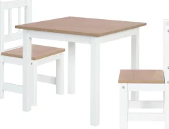 roba® Kindersitzgruppe »Woody, Holzdekor/weiß« 3 Stk. tlg.