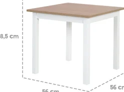 roba® Kindersitzgruppe »Woody, Holzdekor/weiß« 3 Stk. tlg.