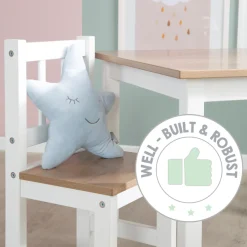 roba® Kindersitzgruppe »Woody, Holzdekor/weiß« 3 Stk. tlg.