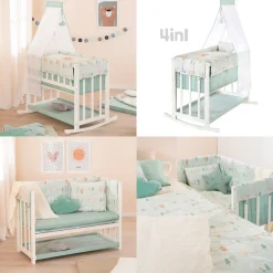 roba® Stubenbett »4in1, Woodland Buddies«