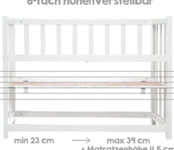 roba® Stubenbett »4in1, Woodland Buddies«