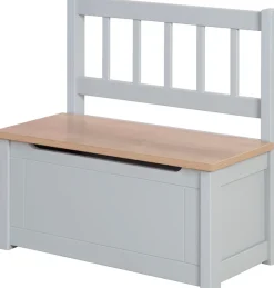 roba® Truhenbank »Woody, natur & taupe« aufklappbar