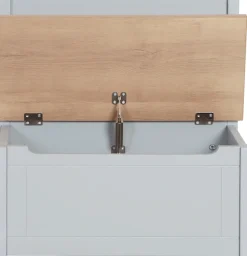 roba® Truhenbank »Woody, natur & taupe« aufklappbar