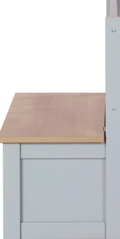 roba® Truhenbank »Woody, natur & taupe« aufklappbar