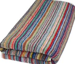 ROSS Saunatuch »Missoni-Serie« aus feinster Baumwolle, dezente Streifen, Multifarben
