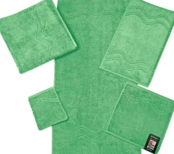 ROSS Waschhandschuh »Cashmere feeling« mit Wellen-Bordüre