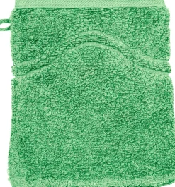 ROSS Waschhandschuh »Cashmere feeling« mit Wellen-Bordüre