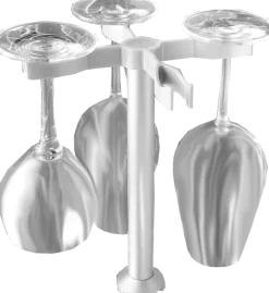 Ruco Küchenregal Gläserhalter für die Spülmaschine, Aluminium, für 4 Gläser
