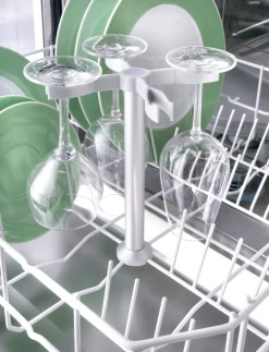 Ruco Küchenregal Gläserhalter für die Spülmaschine, Aluminium, für 4 Gläser