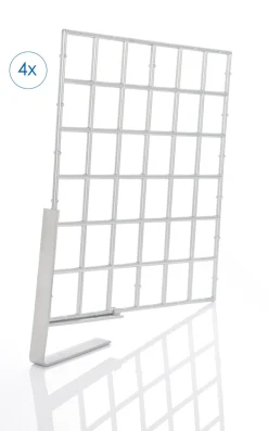 Ruco Regalelement »Regalbodenteiler« 4 Stk. tlg. Stapelhilfe, einfach einklemmbar, Made in Germany