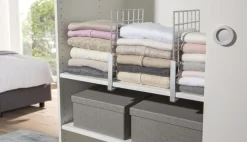 Ruco Regalelement »Regalbodenteiler« 4 Stk. tlg. Stapelhilfe, einfach einklemmbar, Made in Germany