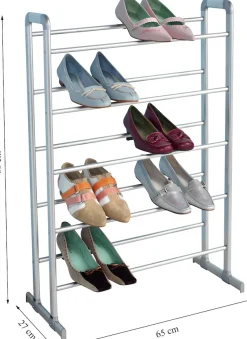 Ruco Schuhregal »Aluminium für Tür, Wand und Boden« Inkl. Befestigungsmaterial, für bis zu 15 Paar Schuhe, Made in Germany