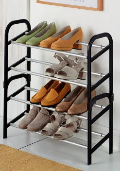 Ruco Schuhregal »breitenverstellbares Regal« Für bis zu 12 Paar Schuhe, aus hochwertigem Aluminium, Made in Germany