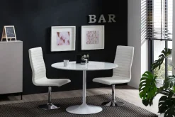 SalesFever Bistrotisch »Runder Tisch im charmanten Stil« Exklusives Design in Hochglanz-Lackierung