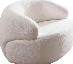 SalesFever Cocktailsessel »Cocktailsessel: Stil trifft Komfort« Bezug in Bouclé Optik