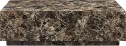 SalesFever Couchtisch »Almeria Beistelltisch: Stilvoller Tisch 120/75 cm« rechteckig 120x75 cm, in Marmoroptik foliert
