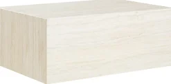 SalesFever Couchtisch »Almeria Wohnzimmertisch Stilvoller Beistelltisch 90/60 cm« Eleganz trifft Funktionalität: 90x60cm, Marmoroptik-Folierung