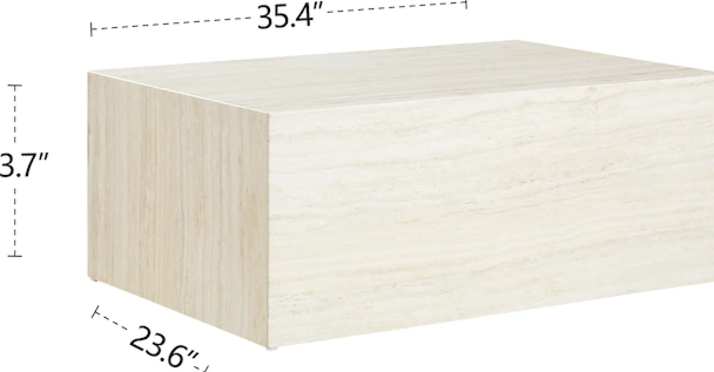 SalesFever Couchtisch »Almeria Wohnzimmertisch Stilvoller Beistelltisch 90/60 cm« Eleganz trifft Funktionalität: 90x60cm, Marmoroptik-Folierung