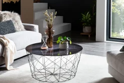 SalesFever Couchtisch »Caorle Coffeetable: Harmonisches Wohnambiente« Stilvolles Korbgestell